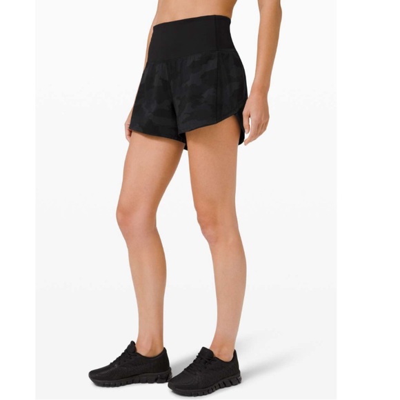 Lululemon Speed Up High-Rise Short 4" *Long in Heritage Camo Deep Coal Multi - Picture 14 of 16